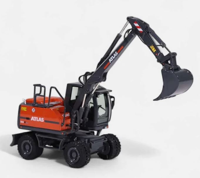 Atlas 155W Mobilbagger, Nzg Modelle 1095 Masstab 1/50 