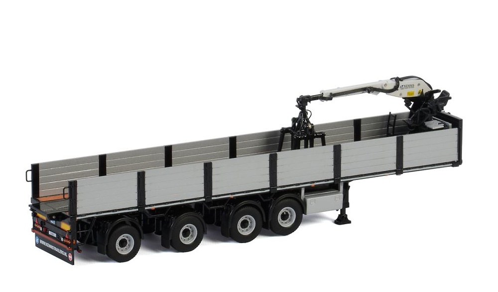 Auflieger Steintransport 4 achs mit Kran Wsi Models 2088 