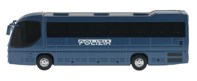 Autobus Euroclass HD Polizei Italien, Old Cars 1/43 