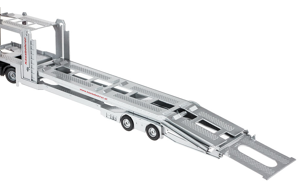 Autotransporter Mercedes Actros + Kässbohrer Siku 3934 Maß­stab 1/50 