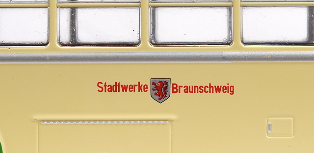 BUESSING 6500T Stadtwerke Braunschw. Schuco 1/43 