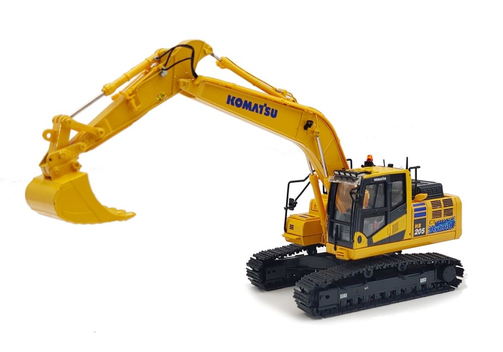 Bagger Komatsu PC205 LC-03 Universal Hobbies 8136 Masstab 1/50 