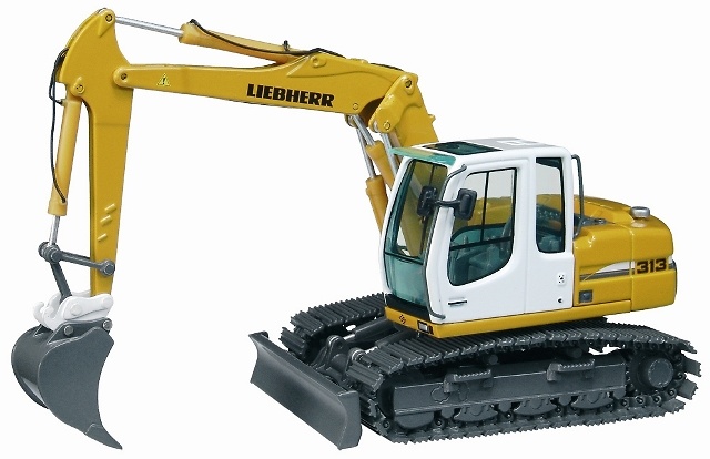Bagger Liebherr R313 Litronic NZG 678 Maßstab 1/50 