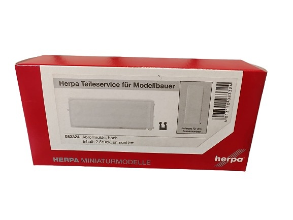 Bausatz Abrollmulde 2 St Herpa 083324 Maßstab 1/87 