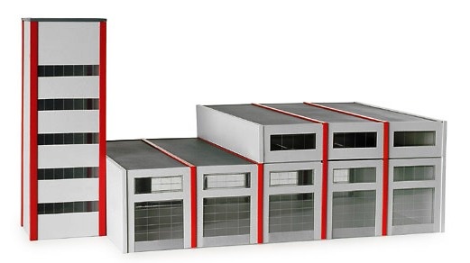 Bausatz Feuerwehrgebäude Herpa 1/87 