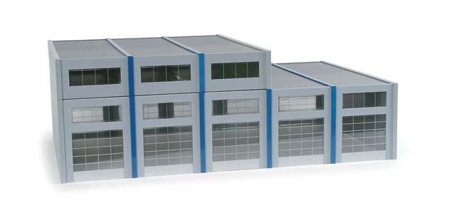 Bausatz Speditionsgebäude mit Büroaufsatz, Herpa 1/87 