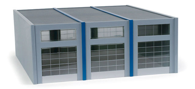 Bausatzerweiterung Speditionsgebäude (3 Fahrzeughallen) , Herpa 1/87 