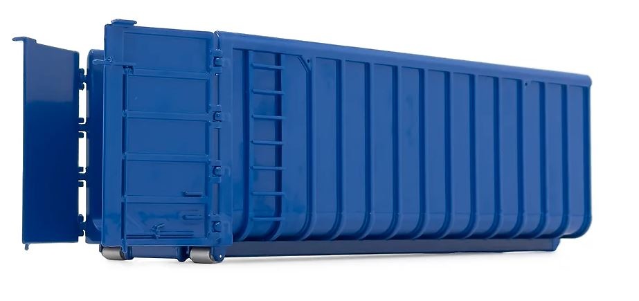 Blauer Container 40 m3 Marge Models 2306-01 Maßstab 1/32 