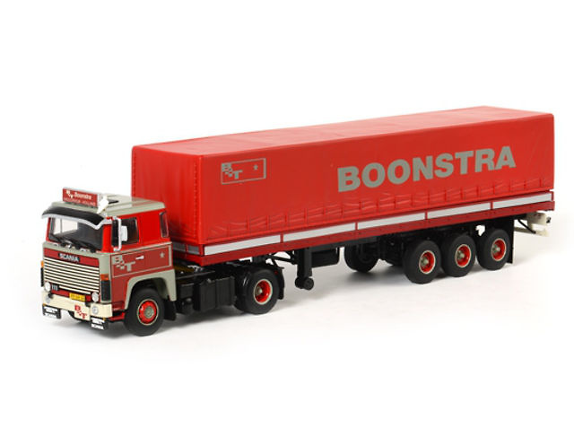 Boonstra Scania 111/141 Classic Planenauflieger Wsi Models 06-1054 Masstab 1/50 