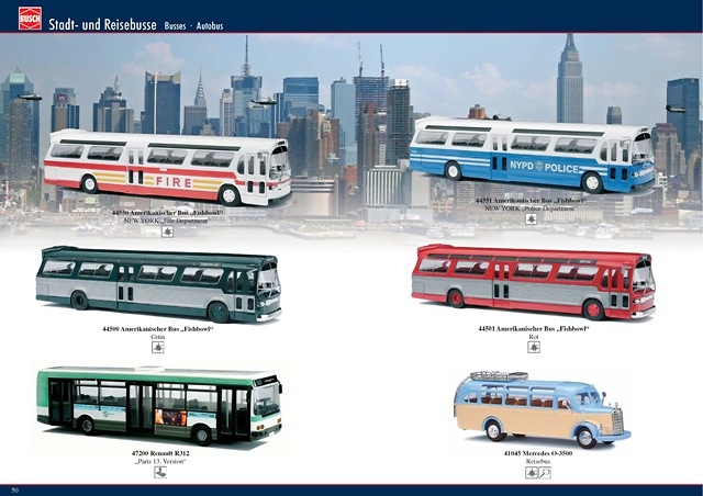 Bus Fishbowl Bus Edmonton Busch 44533 Masstab 1/87 