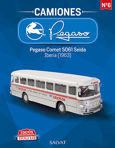 Bus Pegaso 5061 Seida Iberia (1963) - Sammlung Salvat Maßstab 1:43 