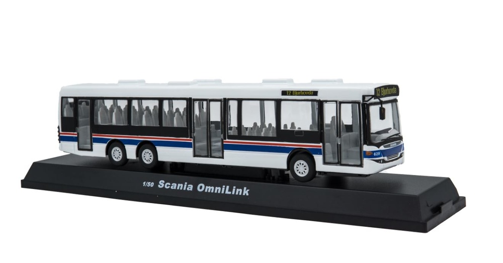 Bus Scania Omnilink Bjurhovda - Cararama 567 Masstab 1/50 