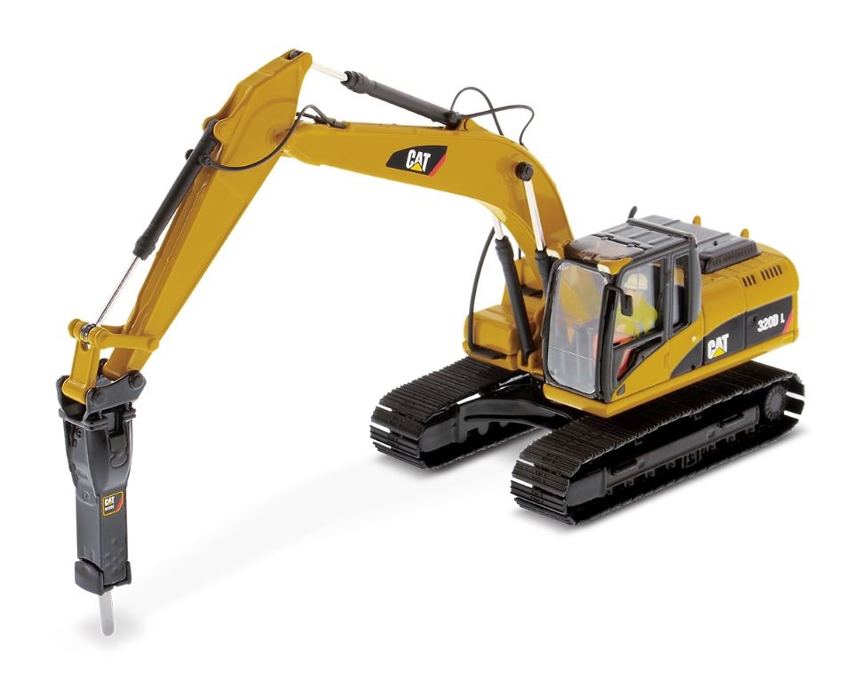 Cat 320D L mit Hammer Diecast Masters 85280 Masstab 1/50 