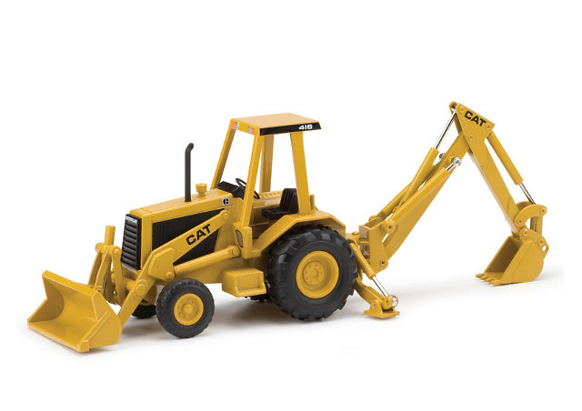 Caterpillar 416 Backhoe Loader, Norscot 55271 Masstab 1/32 