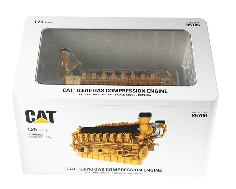 Caterpillar G3616 A4 Gas Compression Motor Diecast Masters 85706 Masstab 1/25 