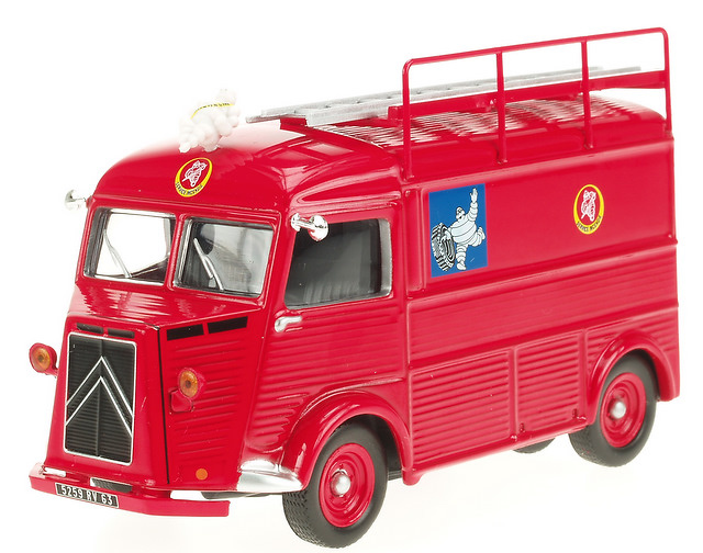 Citroen type H Feuerwehr Michelin Altaya 1/43 