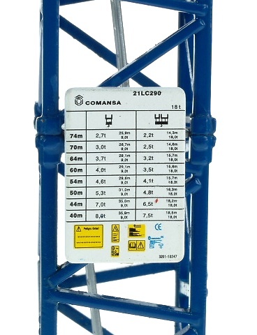 Comansa Turmdrehkran, Ros Agritec 00007 Masstab 1/87 