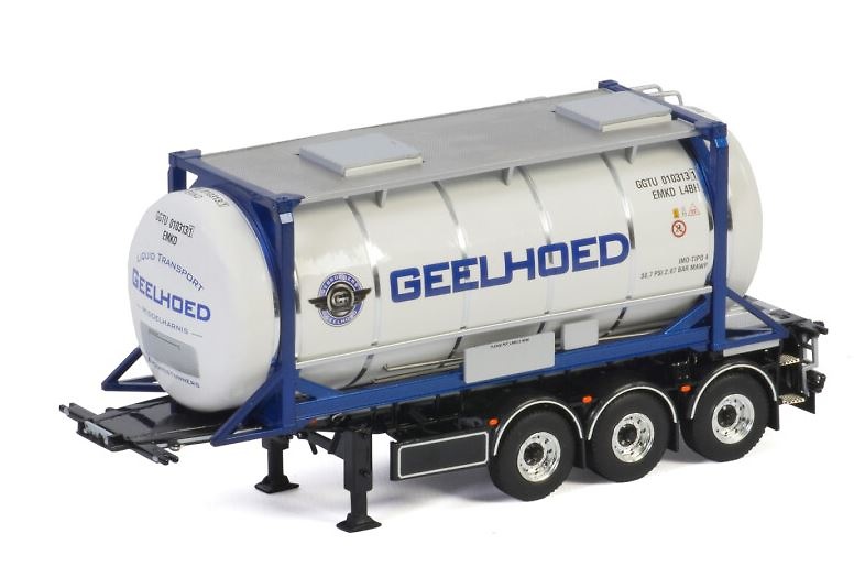 Container Auflieger + 20 Fuss Container Geelhoed Wsi Models 3348 