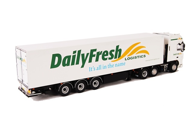 DAF XF 105 Reefer Trailer Thermoking, WSI Models 9420 Maßstab 1/50 