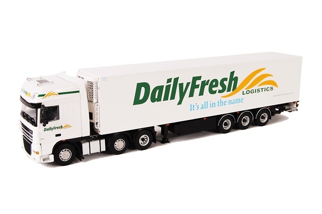 DAF XF 105 Reefer Trailer Thermoking, WSI Models 9420 Maßstab 1/50 