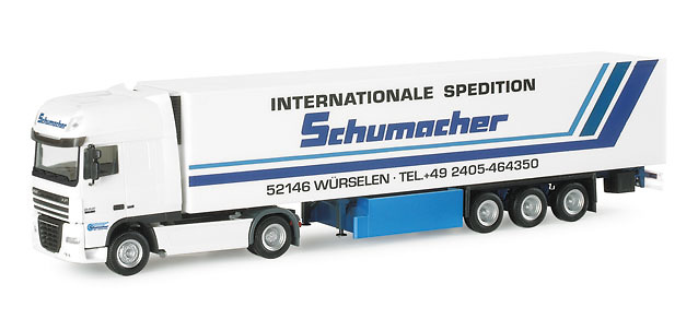 DAF XF 105 SSC Kühlkoffer-Sattelzug 