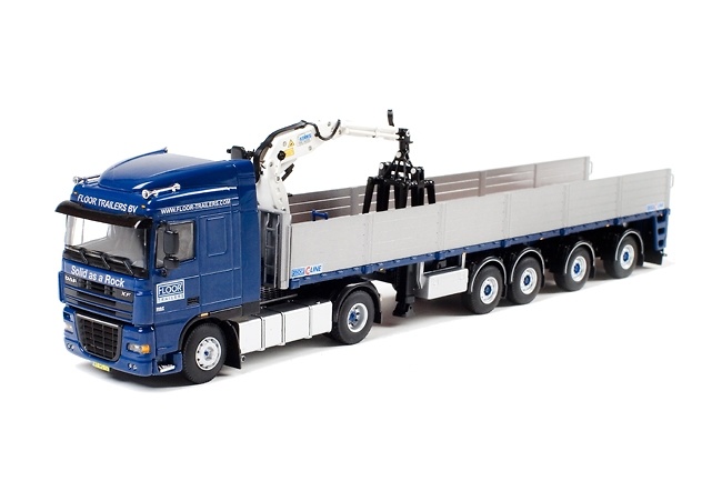 DAF XF 105 Space Cab Stonetrailer, Wsi Collectibles 1/50 