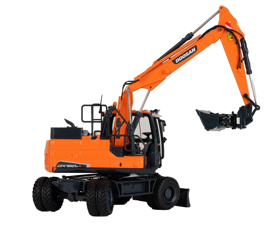 Doosan DX160W Bagger Imc Models 1007 im Maßstab 1:50 