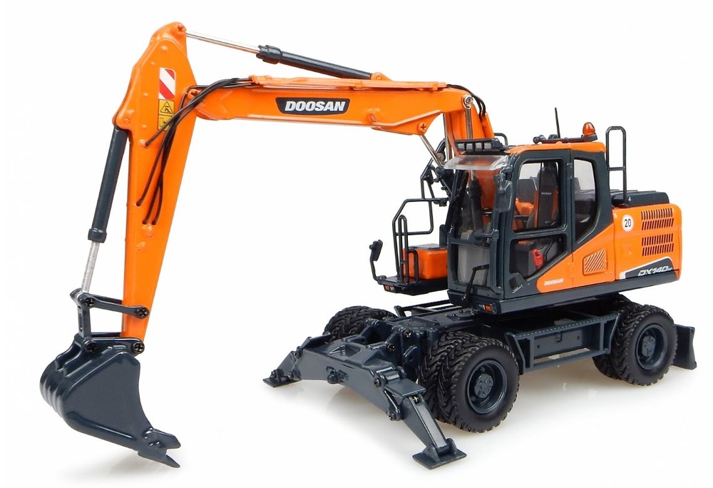 Doosan Dx 140w Bagger Universal Hobbies 8108 Masstab 1/50 