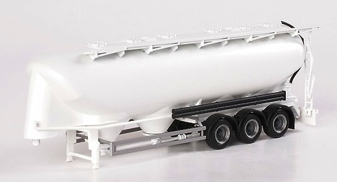 Remolque Cisterna 55 m3 Trailer sin decoración Herpa 75909 Masstab 1/87 