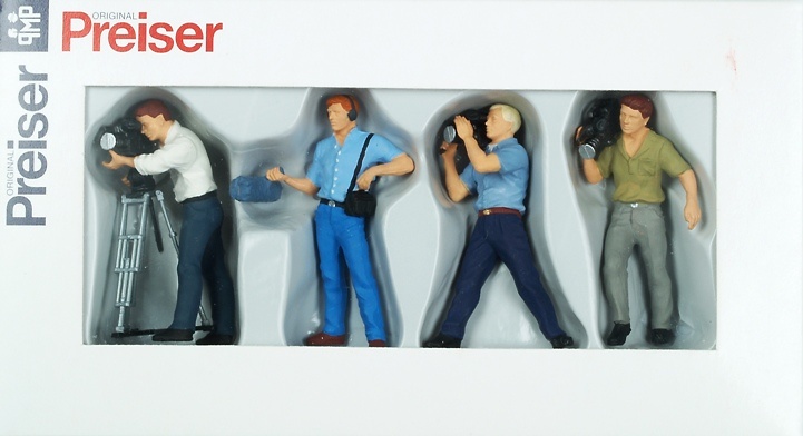 Fernsehteam Preiser 1/43 