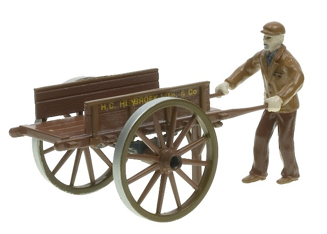 Figur mit Handwagen Lion Toys 1/50 