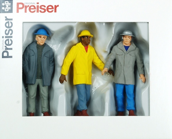 Figuren Industiearbeiter Preiser 63051 Masstab 1/32 