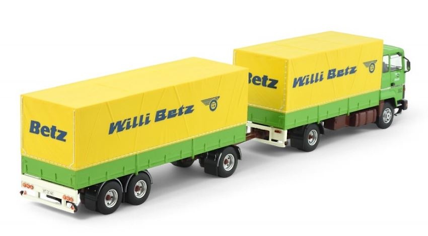 Ford Starr-LKW + Anhänger 3 Achsen Willi Betz Tekno 85021 im Maßstab 1:50 