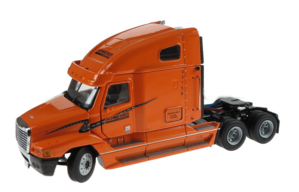 Freightliner 6x4 Schneider FL - W/ East Flatbed trailer, Sword Models 1/50 