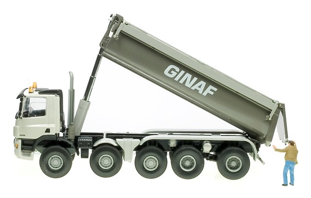 GINAF 10X4 Kipper Liontoys 1/50 