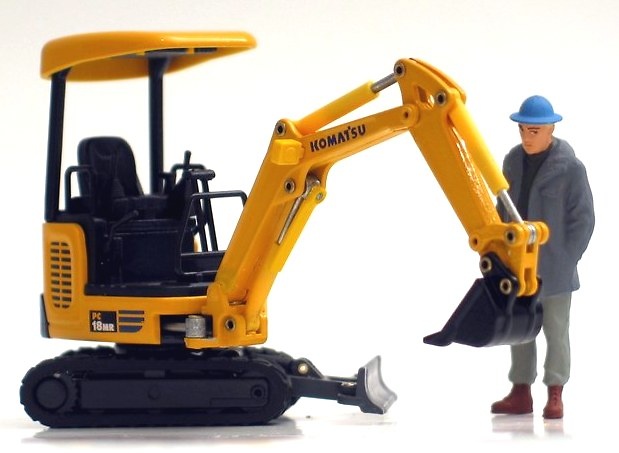 Galeo Komatsu PC18MR Old Cars Masstab 1/32 