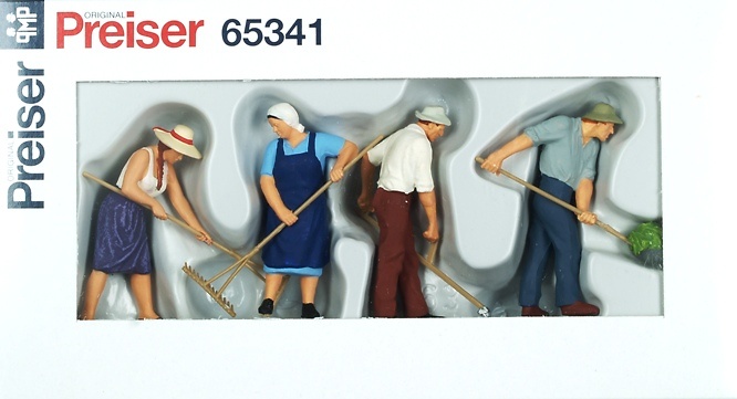 Heuernte 4 Figuren 1/43 Preiser 