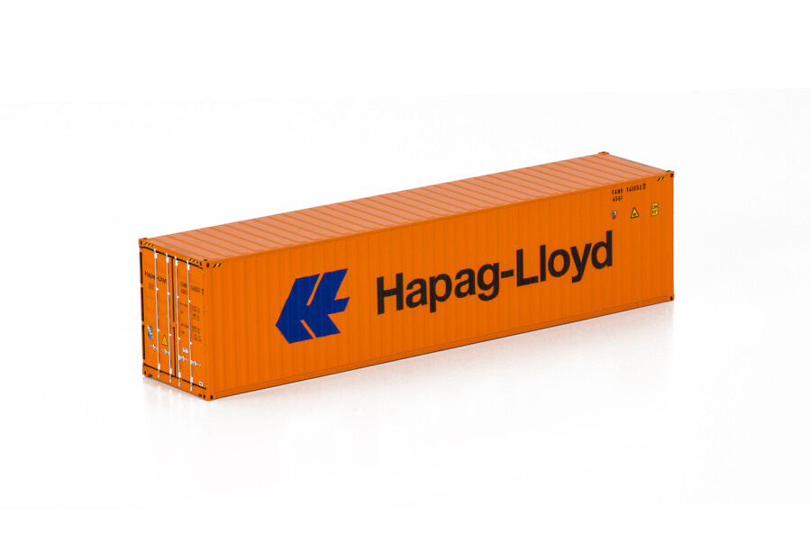 Hochseecontainer Hapag LLoyd 40 Fuss Wsi Models 04-2134 Masstab 1/50 