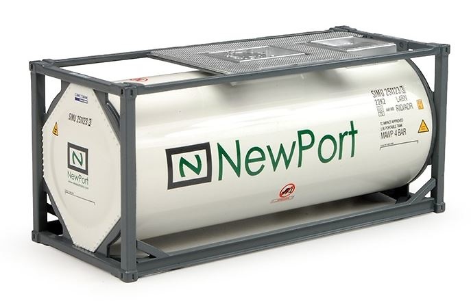ISO tankcontainer 20ft Newport - Tekno 67961 Masstab 1/50 