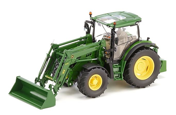 John Deere 6125R m. Frontlader, Wiking 77344 