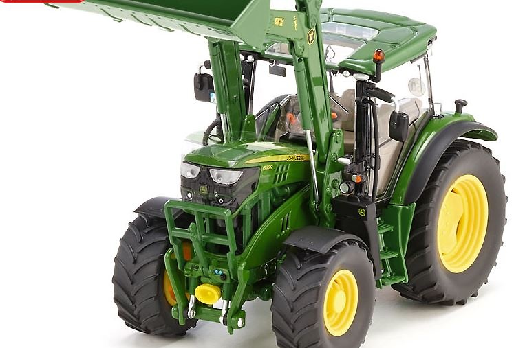 John Deere 6125R m. Frontlader, Wiking 77344 