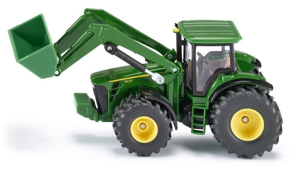 John Deere 8430 + Frontlader Siku 1982 Masstab 1/50 