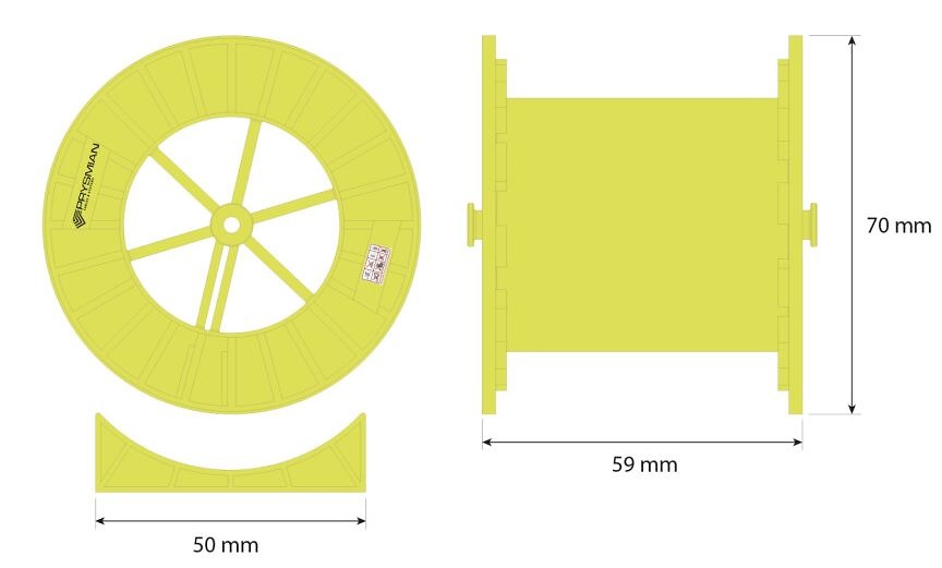 Kabeltrommel ohne Kabel Wsi Models 12-2010 Maßstab 1:50 