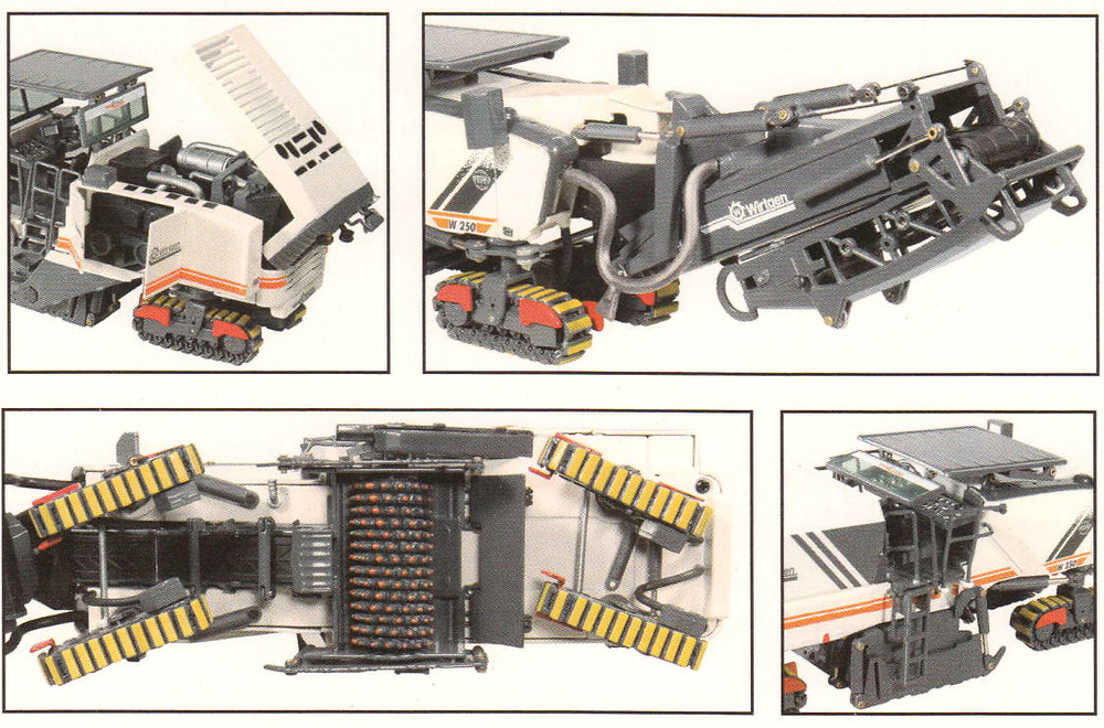 Kaltfräse Wirtgen W250i Nzg Modelle 8721 Masstab 1/50 