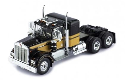 Kenworth W 900 schwarz/gold (1976) Ixo Models Tr144 im Maßstab 1:43 