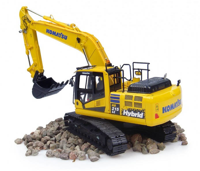 Komatsu HB215LC-2 Bagger, Universal Hobbies 8095 Masstab 1/50 