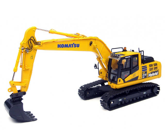 Komatsu HB215LC-2 Bagger, Universal Hobbies 8095 Masstab 1/50 