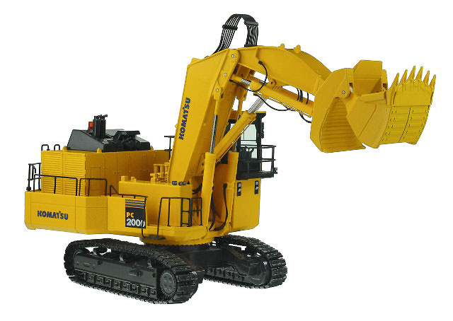 Komatsu PC2000-8 Bagger, NZG 1/50 