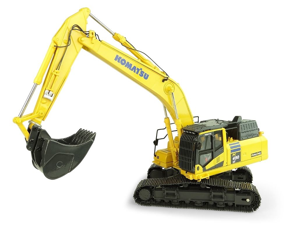 Komatsu PC490 LC-11 Bagger, Universal Hobbies 8120 Masstab 1/50 