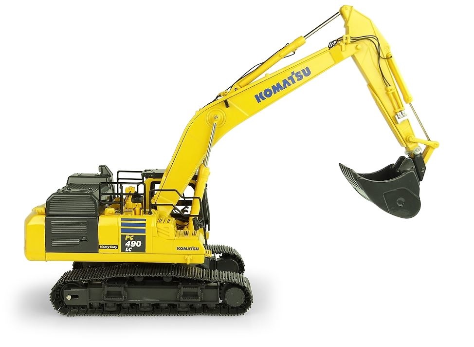 Komatsu PC490 LC-11 Bagger, Universal Hobbies 8120 Masstab 1/50 